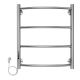 Полотенцесушитель электрический AZARIO VERONA AZ04756 500/600 4 секции, тен слева, хром