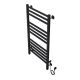 Полотенцесушитель электрический AZARIO ANCONA AZ71850B 500/1000 квадрат, 12 секций, диммер справа, черный