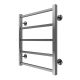 Полотенцесушитель водяной AZARIO ANCONA AZ71558 500/600 квадрат, 5 секций, нижнее/диагональное подключение, 1/2, хром