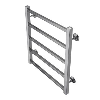 Полотенцесушитель водяной AZARIO ANCONA AZ75556 500/600 квадрат, 5 секций, нижнее/диагональное подключение, 1/2, хром