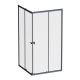 Душевой уголок AM.PM Sunny W87G-403-100100-BT профиль черный матовый 100х100 см