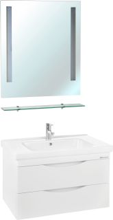 Тумба под раковину Bellezza Санриса 80см белый 00000010186