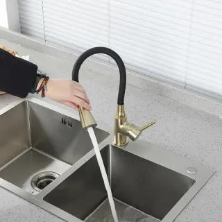 Смеситель для кухни Frap F4044-3 черный