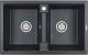 Мойка кухонная Paulmark Zwilling PM238150-BLM чёрный металлик