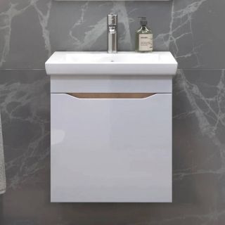 Тумба под раковину подвесная Vigo Grani 028 50 см дуб золотой