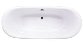 Ванна из искусственного камня AquaStone Лиона 190x86см золотые ножки