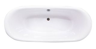 Ванна из искусственного камня AquaStone Лиона 190x86см ножки бронза