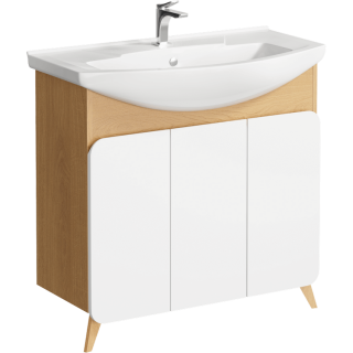 Тумба под раковину Aqwella Basic BAS0108DZ 85 см