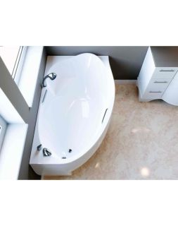 Ванна из искусственного камня Фэма Стиль Аделина L 160x90 см