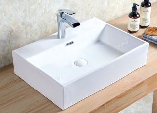 Раковина накладная BelBagno 51см белая BB1340