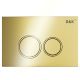 Клавиша смыва DQ Bayern DB1529007.2 (арт.инсталл DI8050127), золото глянец (DB1529007.2)