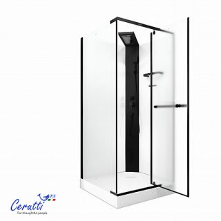 Душевая кабина Ceruttispa MIMI90BF (90x90x215-225)