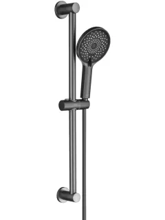Душевой гарнитур Aquatek Лугано AQ2022BGM оружейная сталь