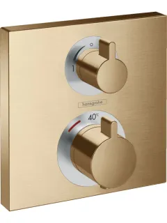 Смеситель для душа Hansgrohe Ecostat Square 15714140S бронза