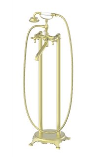 Напольный смеситель для ванны Wonzon & Woghand Retro WW-88649020-BG брашированное золото