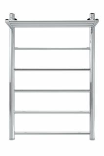 Полотенцесушитель водяной Indigo Line LLSHW80-60P с полкой 80x60 см хром