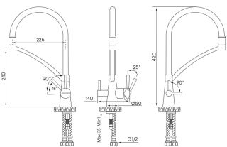 Смеситель для кухни Paulmark Siegen Si213111-331 белый