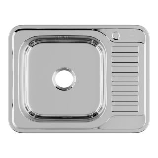 Мойка кухонная IDDIS Basic хром глянцевый BAS65PLi77