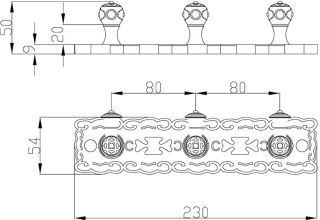 Крючок  Zorg Antic AZR 17 BR бронза