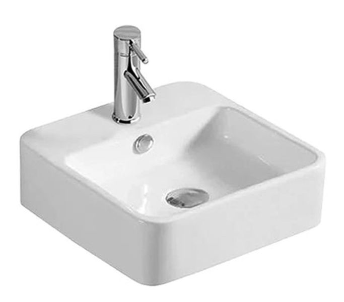 Накладная раковина Melana 7063D-805 38см белый