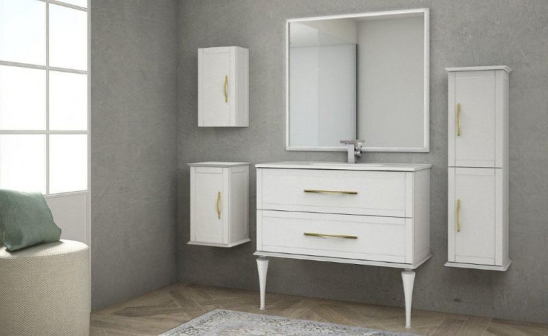 Шкаф-колонна Cezares 34x134 Bianco opaco Tiffany 54963