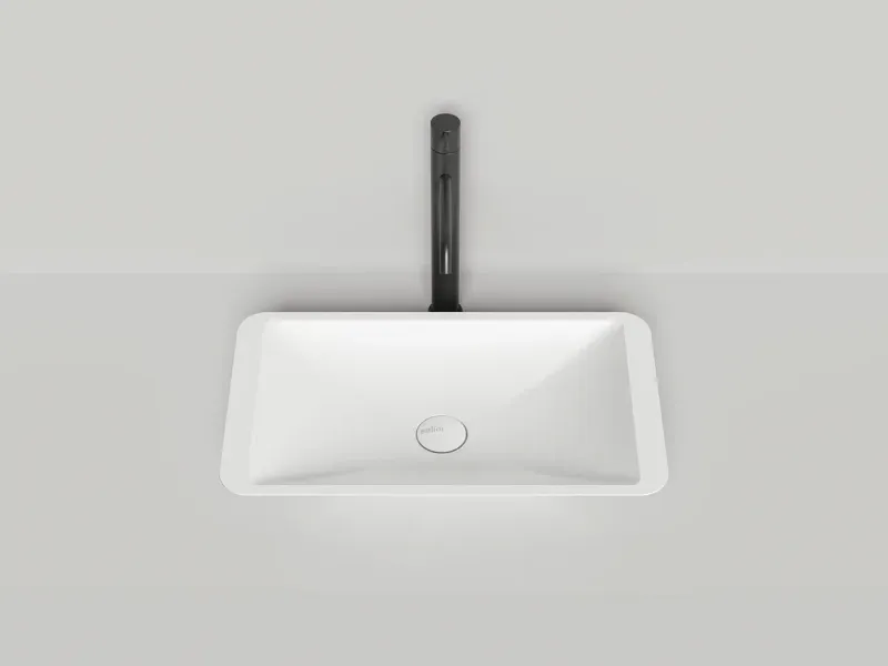 Накладная раковина Salini Callista 03 S-Sense 1101107GRH 58см RAL снаружи