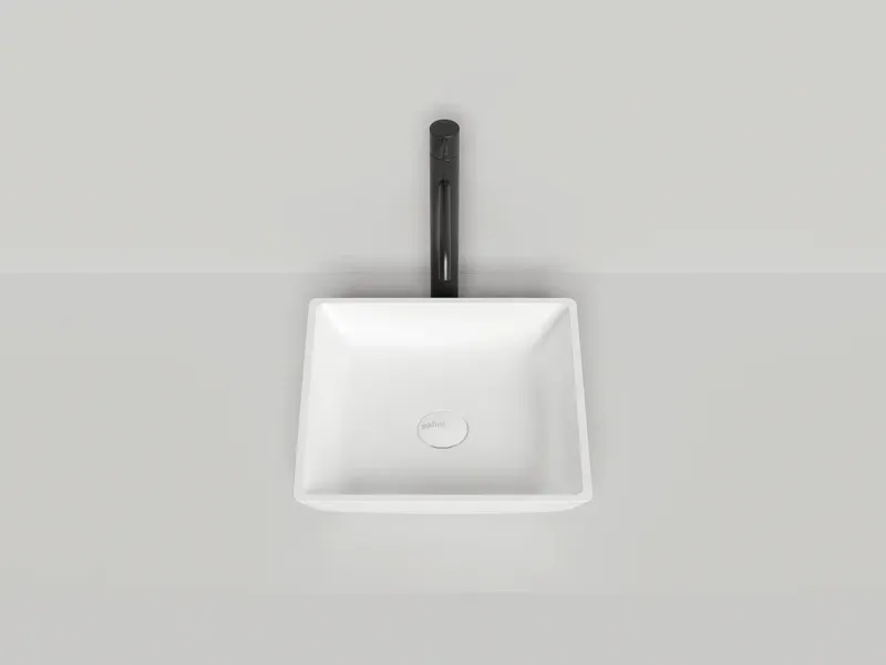 Накладная раковина Salini Callista 04 S-Sense 1101108GRH 38см RAL снаружи