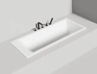 Ванна из искусственного камня Salini Cascata Kit S-Sense 104313G 170x75см белый глянцевый