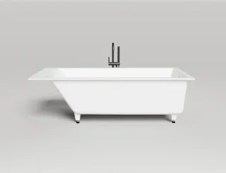 Ванна из искусственного камня Salini Cascata S-Sense 104213M 180x80см белый матовый