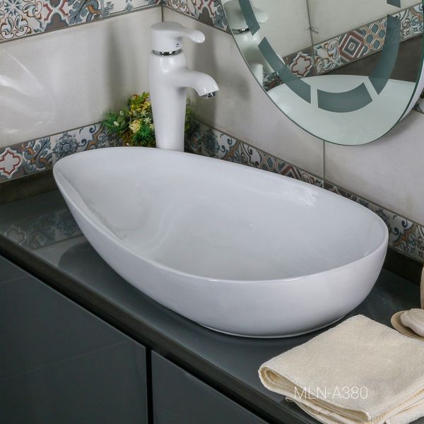 Накладная раковина Melana A380-805 75см белый