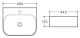Раковина Art&Max 49см белый AM1620