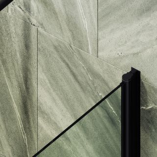 Шторка на ванну MaybahGlass MGV-598-6 60см чёрный