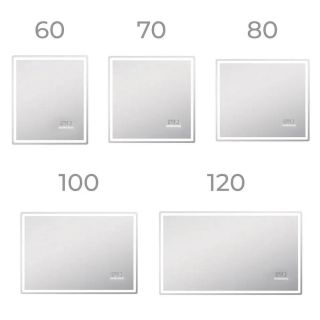 Зеркало с подсветкой Vigo Geometry Media voice 052 120 см