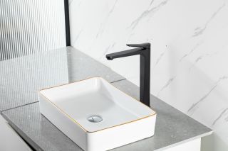 Смеситель для раковины Gappo G1010-26 чёрный