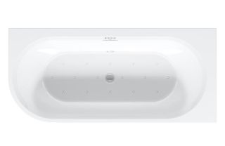 Акриловая ванна Riho Desire Corner Velvet Sparkle System LED B088004105 L 184x84см с аэромассажем белый матовый