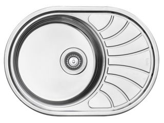 Кухонная мойка IDDIS Suno SUN65SDi77S с сифоном 65см сталь