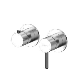 Внешняя часть смесителя на 3 потребителя WHITECROSS 2-Y1243NIB брашированный никель