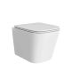 Унитаз подвесной Kerama Marazzi Cubo CU.wc.02 безободковый белый