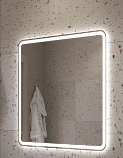 Зеркало Cezares 700x800x30мм со встроенной разноцветной подсветкой RGB и сенсорным выключателем CEZARES CZR-SPC-MC-700-800-RGB-TCH