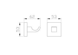 Крючок для ванной Wonzon & Woghand Polo WW-8915 хром