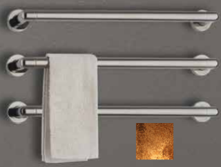 Полотенцесушитель электрический Margaroli Luce 521/3  L = 48 см OLD COPPER 48 см медь