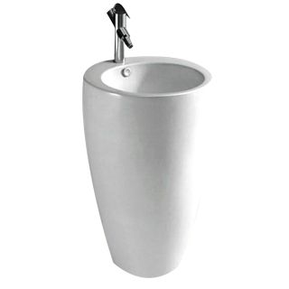 Напольная раковина Melana B133-805 50см белый