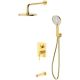 Душевая система DQ для ванны и душа Bonn встраиваемая с изливом мат.золото (DA1705607)