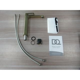 Смеситель для раковины DQ высокий Dortmund мат.золото (DA1712007)