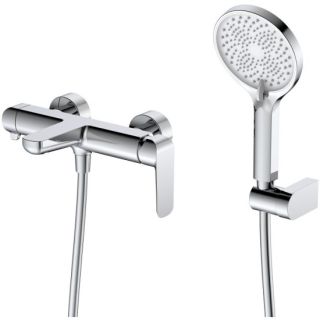 Смеситель для ванны с душем DQ D?sseldorf короткий излив хром (DA1723201)