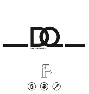 Смеситель для раковины DQ Frankfurt DA1732001 высокий, хром