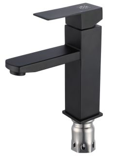 Смеситель для раковины РМС SUS125BL-001F чёрный