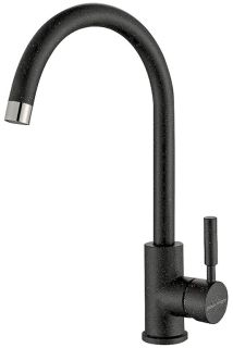 Смеситель для кухни Paulmark Holstein Ho212063-308 чёрный