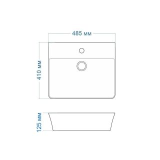 Раковина чаша Maretti SF13NS80-844, белая
