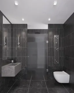 Душевая дверь на монопетле by Deonria D-198-60-6-S-HM 60см хром матовый/сатин